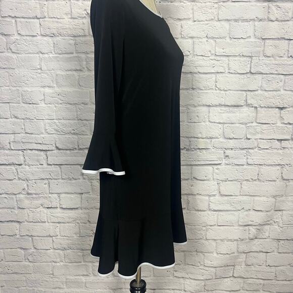 Michael by Michael Kors Black With White Trim Dress - Picture 8 of 11